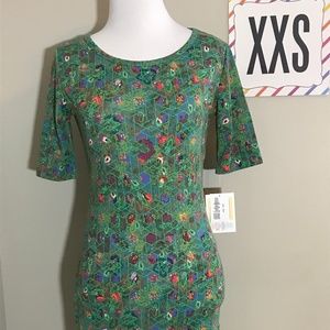 LuLaRoe Julia Dress - NWT - XXS